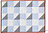 Sobremesa Check Tellerunterlage blau