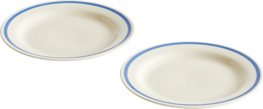 Sobremesa Desertni Tanjuri 18,5 cm bijelo-plavi 2 kom.