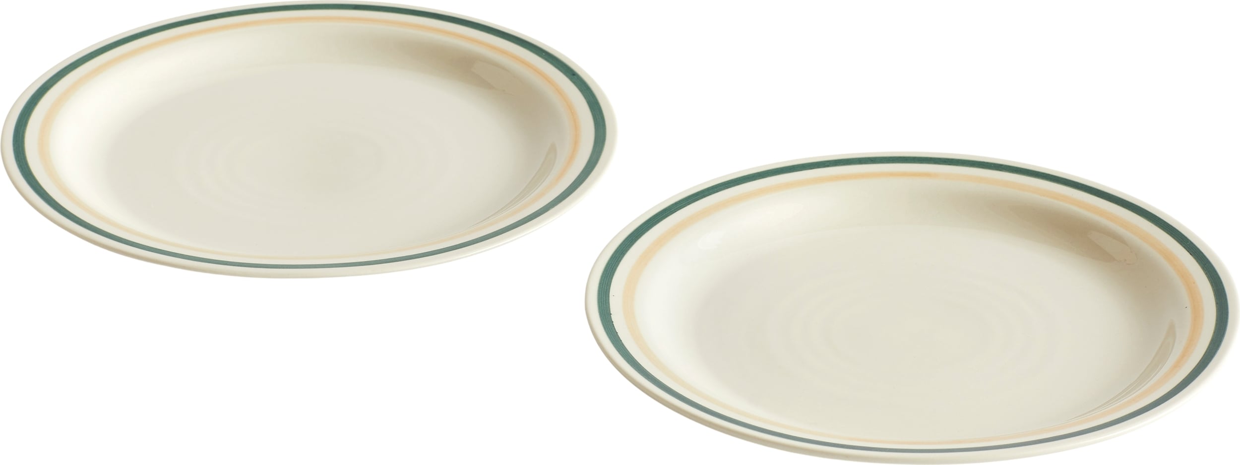 Sobremesa Mittagsteller 24,5 cm beige-grün 2 St.