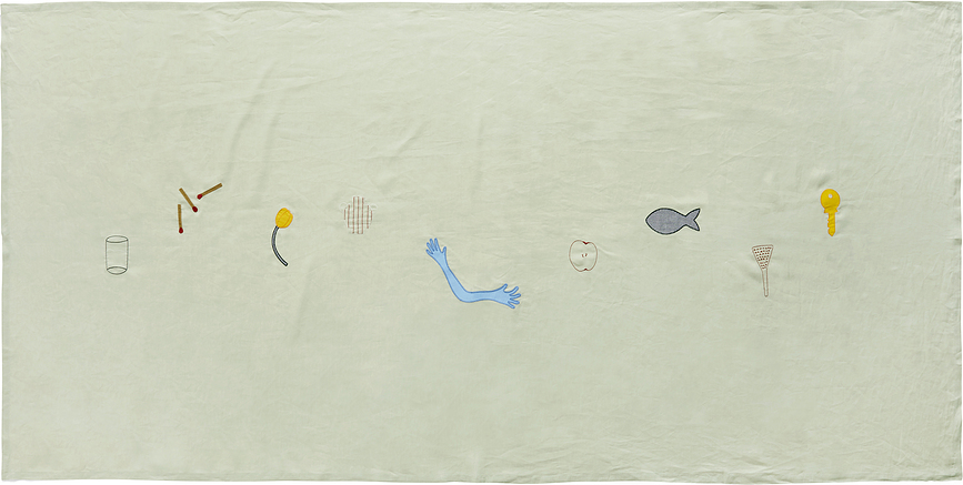 Sobremesa Prt, 140 x 300 cm, bel