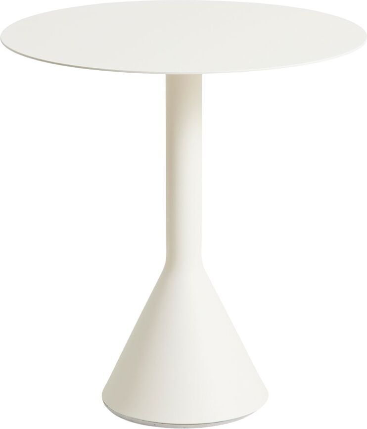Sodo kavos staliukas Palissade, 70 cm, baltas