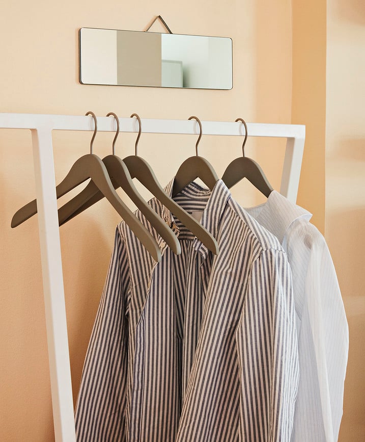 Soft Coat Wide Vješalice crne 4 kom.