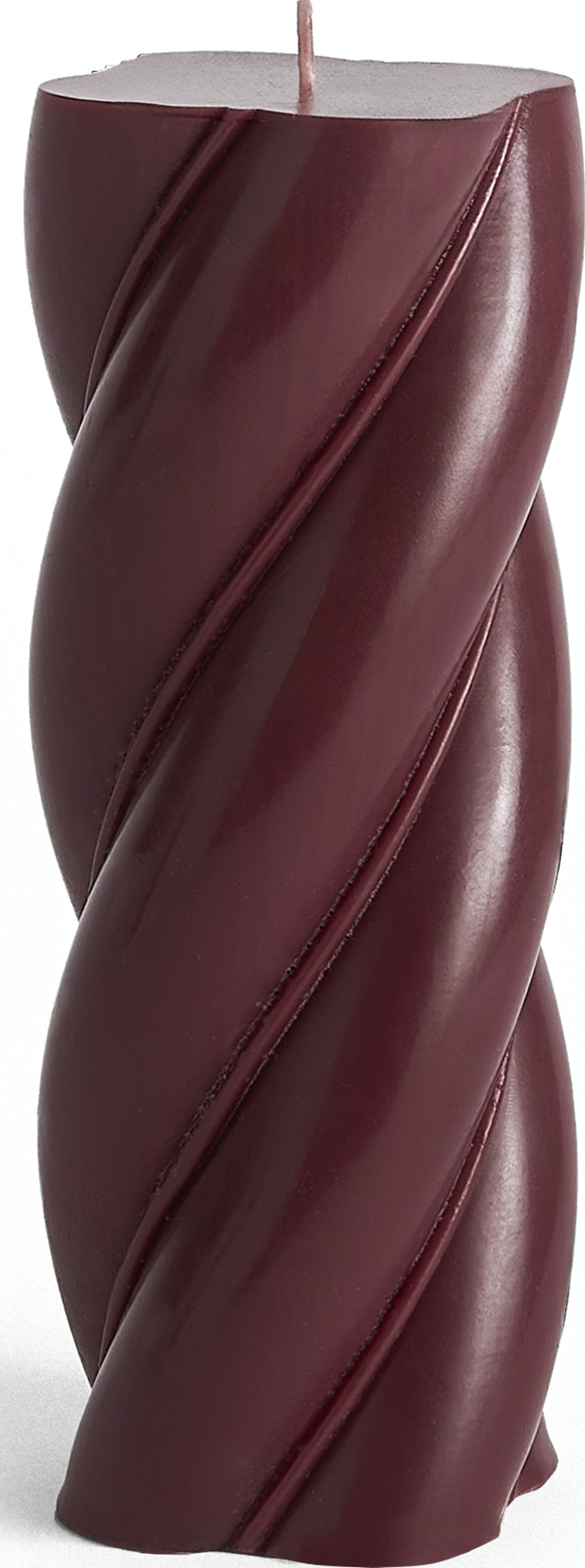 Soft Serve Kerze 19,5 cm, bordeaux