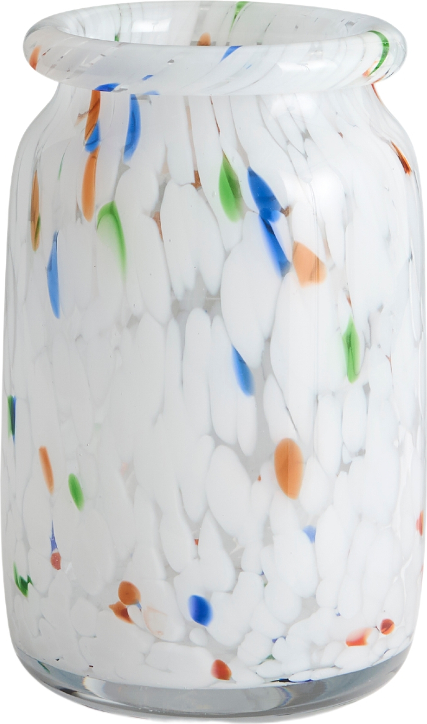 Splash Vase 22,5 cm weiß