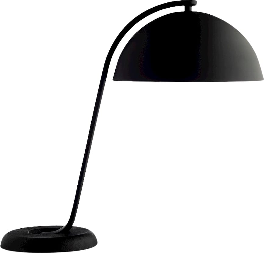 Stolná lampa Cloche čierna