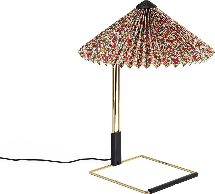 Stolná lampa Liberty Matin Betsy Ann leštená mosadz 30 cm