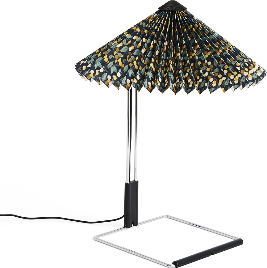 Stolná lampa Liberty Matin Cherry Drop zrkadlová 30 cm