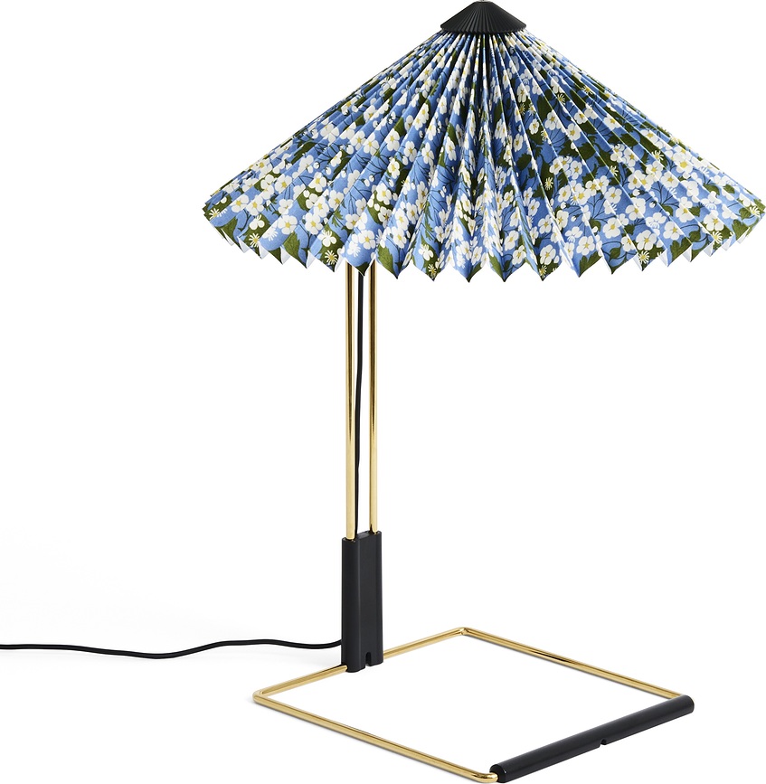 Stolná lampa Liberty Matin leštená mosadz 30 cm