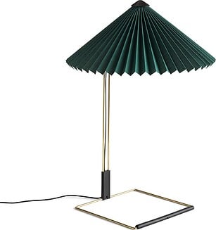 Stolná lampa Matin leštená mosadz 38 cm