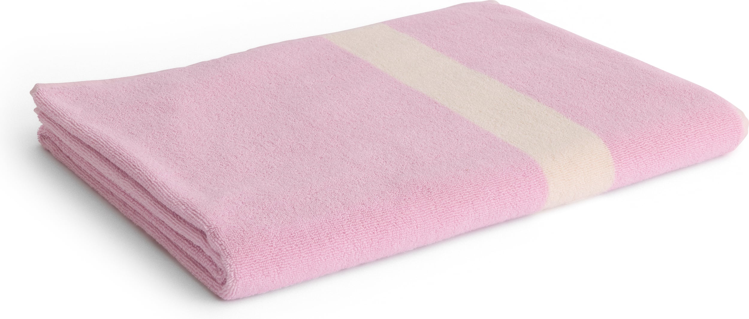 Stripe Badetuch gestreift 100 x 150 cm, Rosa