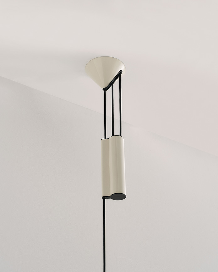 Suspension réglable Compass 43 cm, argentée