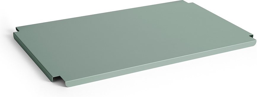 Tapa metálica para caja de almacenamiento Hay Colour Crate L, color salvia