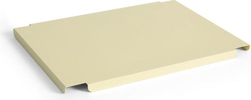 Tapa metálica para caja Hay Colour Crate M, amarillo claro