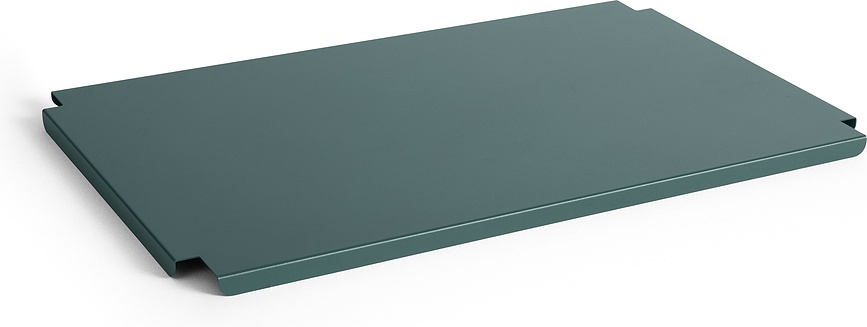 Tapa metálica para cesta de almacenamiento Hay Colour Crate L, verde oscuro