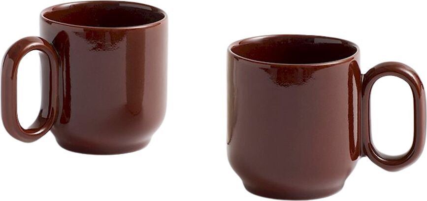 Tasses Barro bordeaux, lot de 2