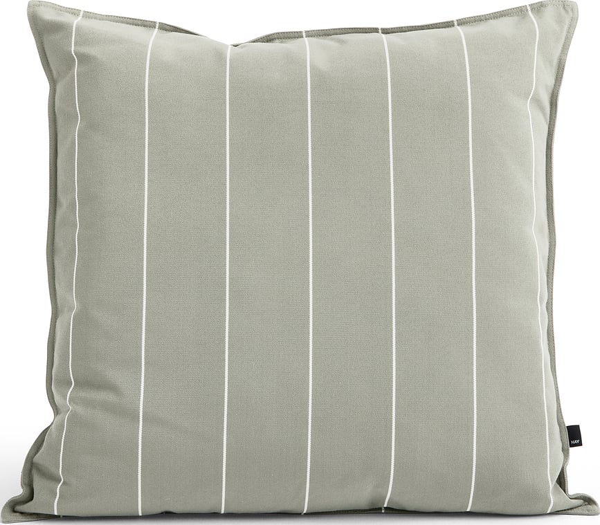 Terrazza Garden Cushion striped, 60 x 60 cm, grey