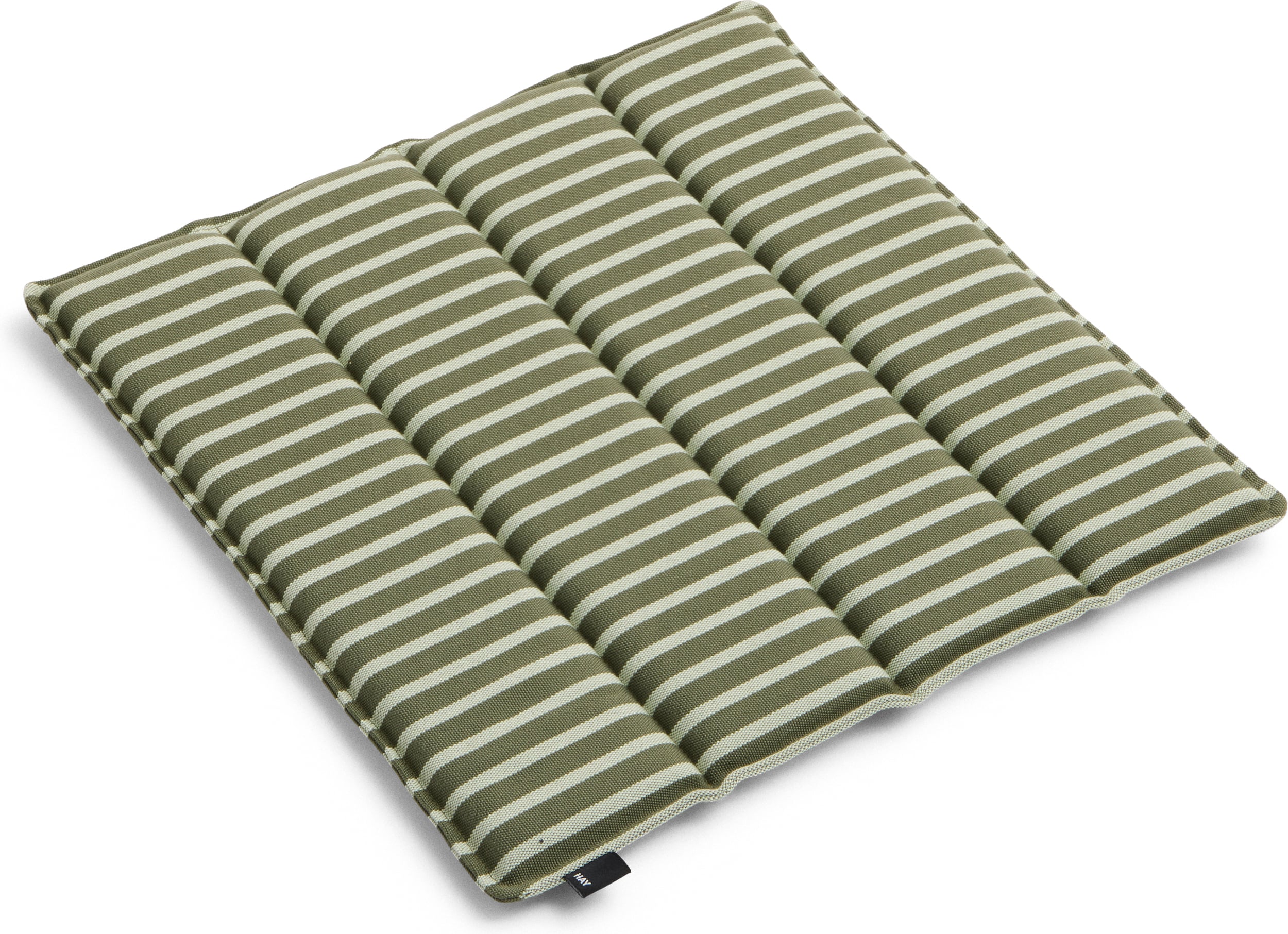 Terrazza Gartenstuhlauflage gestreift 40 x 40 cm, grün-weiß