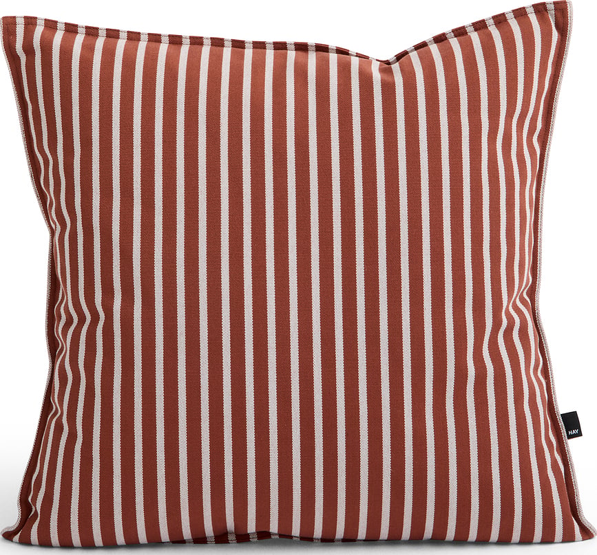 Terrazza tuinkussen gestreept 50 x 50 cm, rood-wit