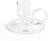 Tiny Curved Classic candle holder transparent