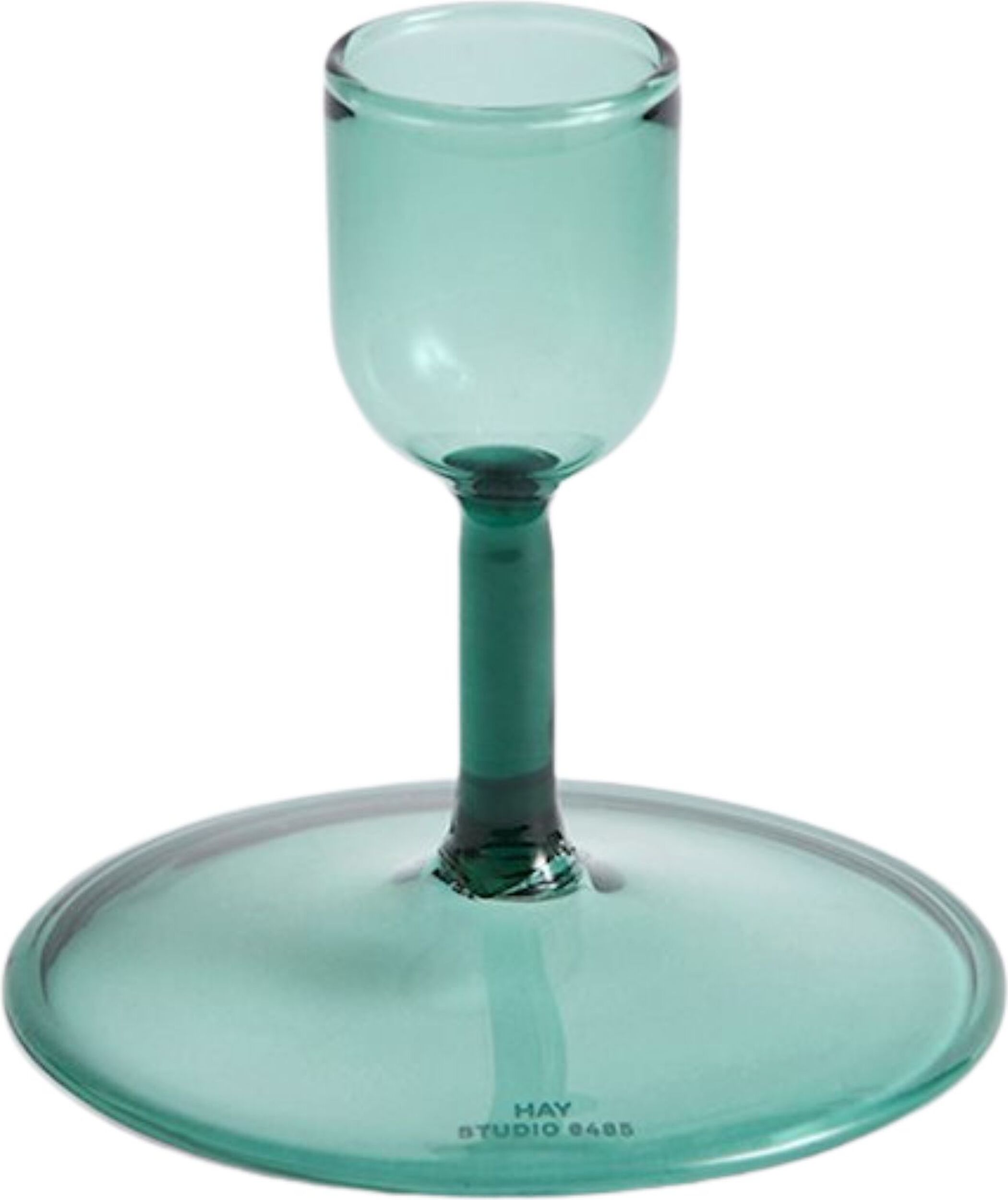 Tiny Straight Kerzenhalter für klassische Kerzen, meerblau