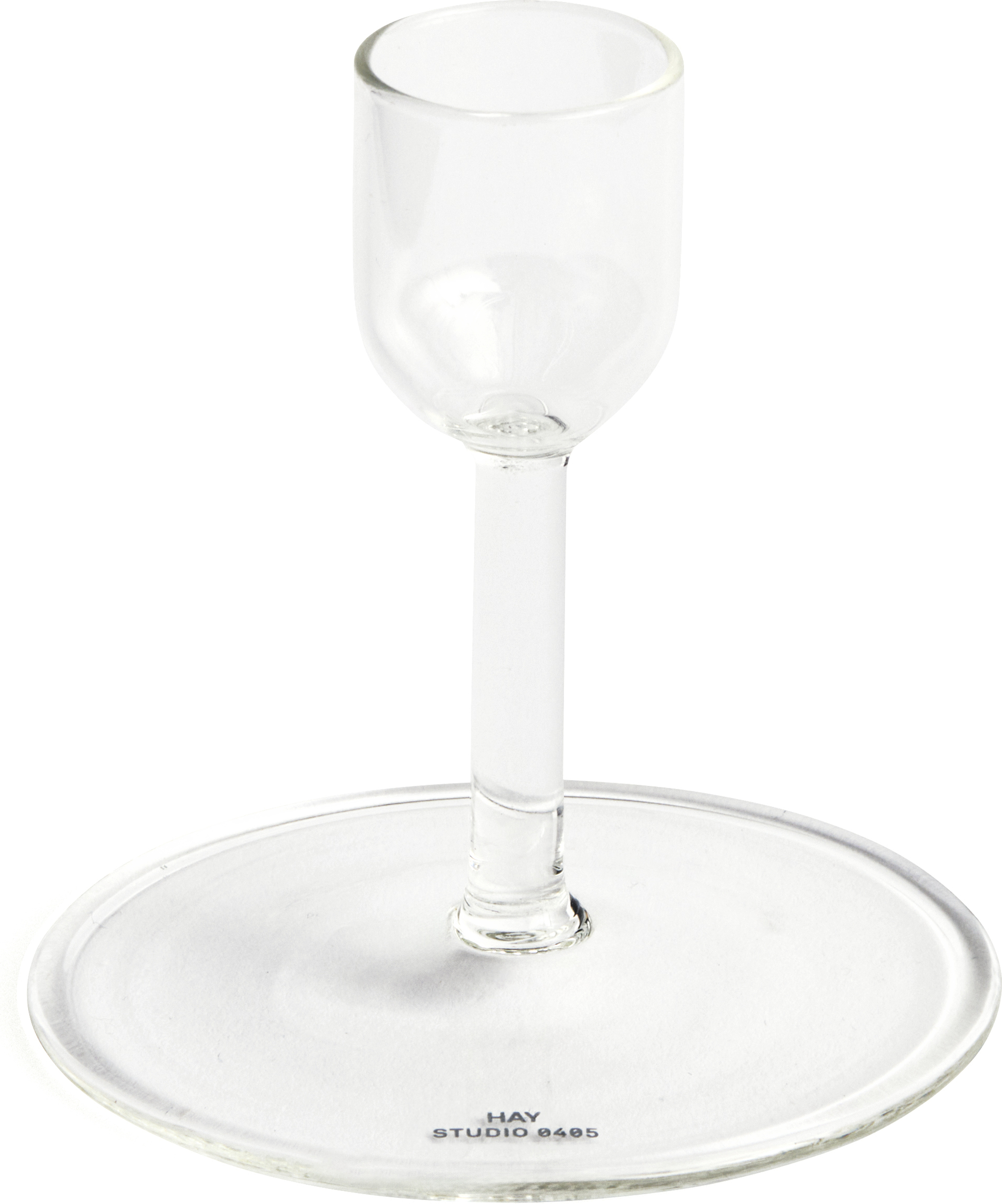 Tiny Straight Klassischer Kerzenhalter transparent