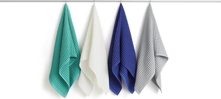 Toalla Waffle Hay, 50 x 100 cm, blanca