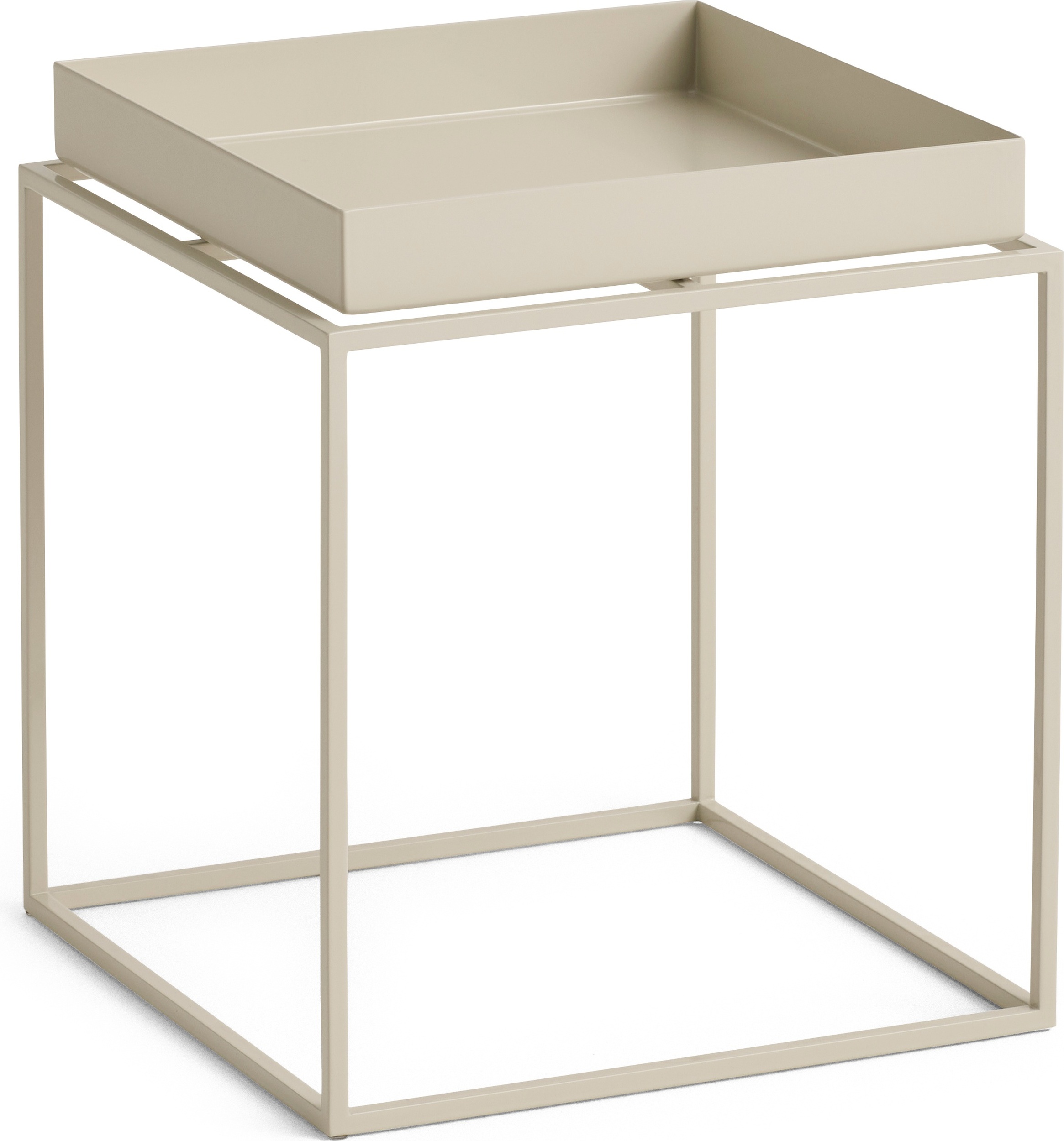 Tray Couchtisch 30 x 30 x 34 cm, beige