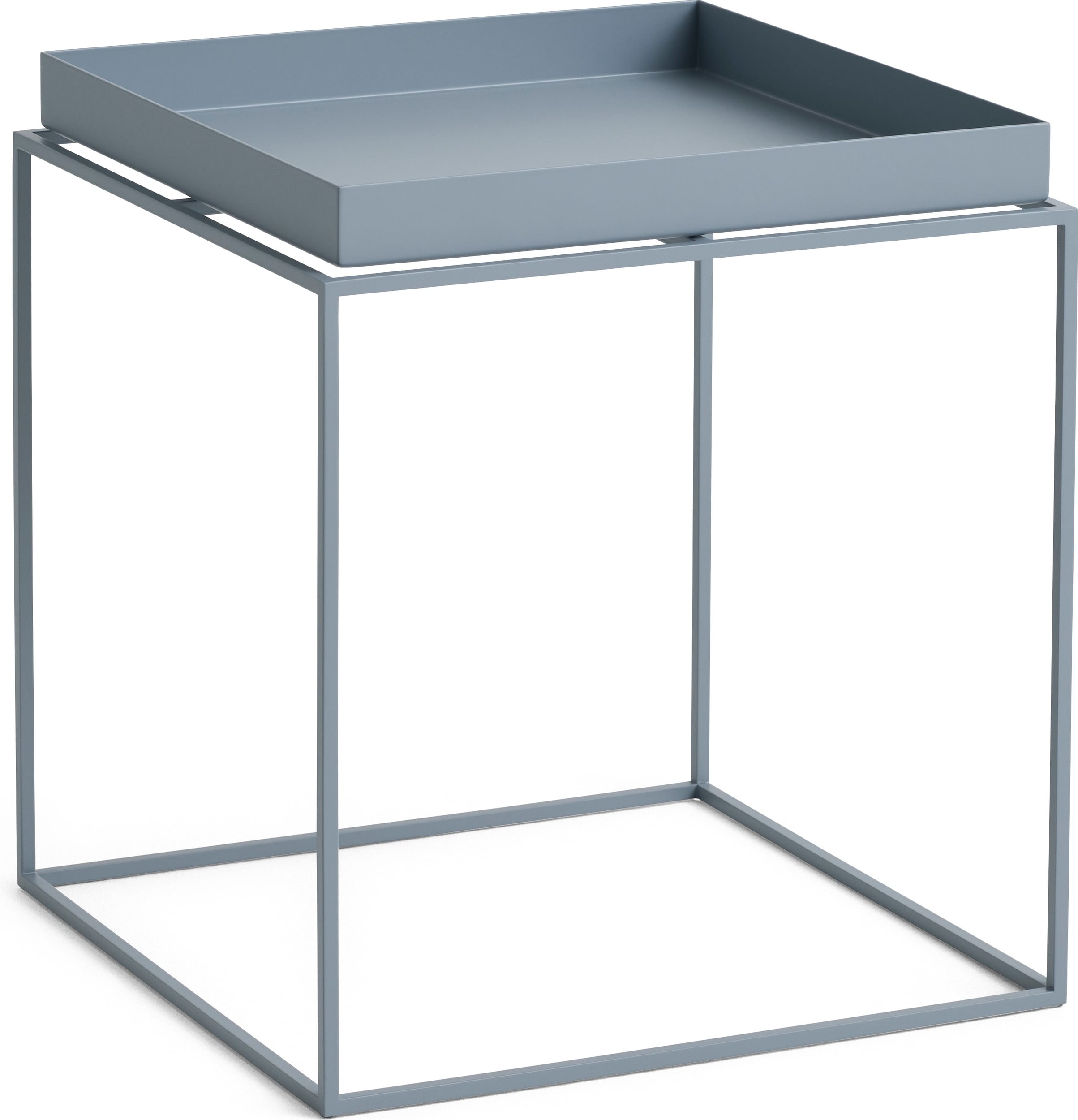 Tray Couchtisch 40 x 40 x 44 cm, hellblau