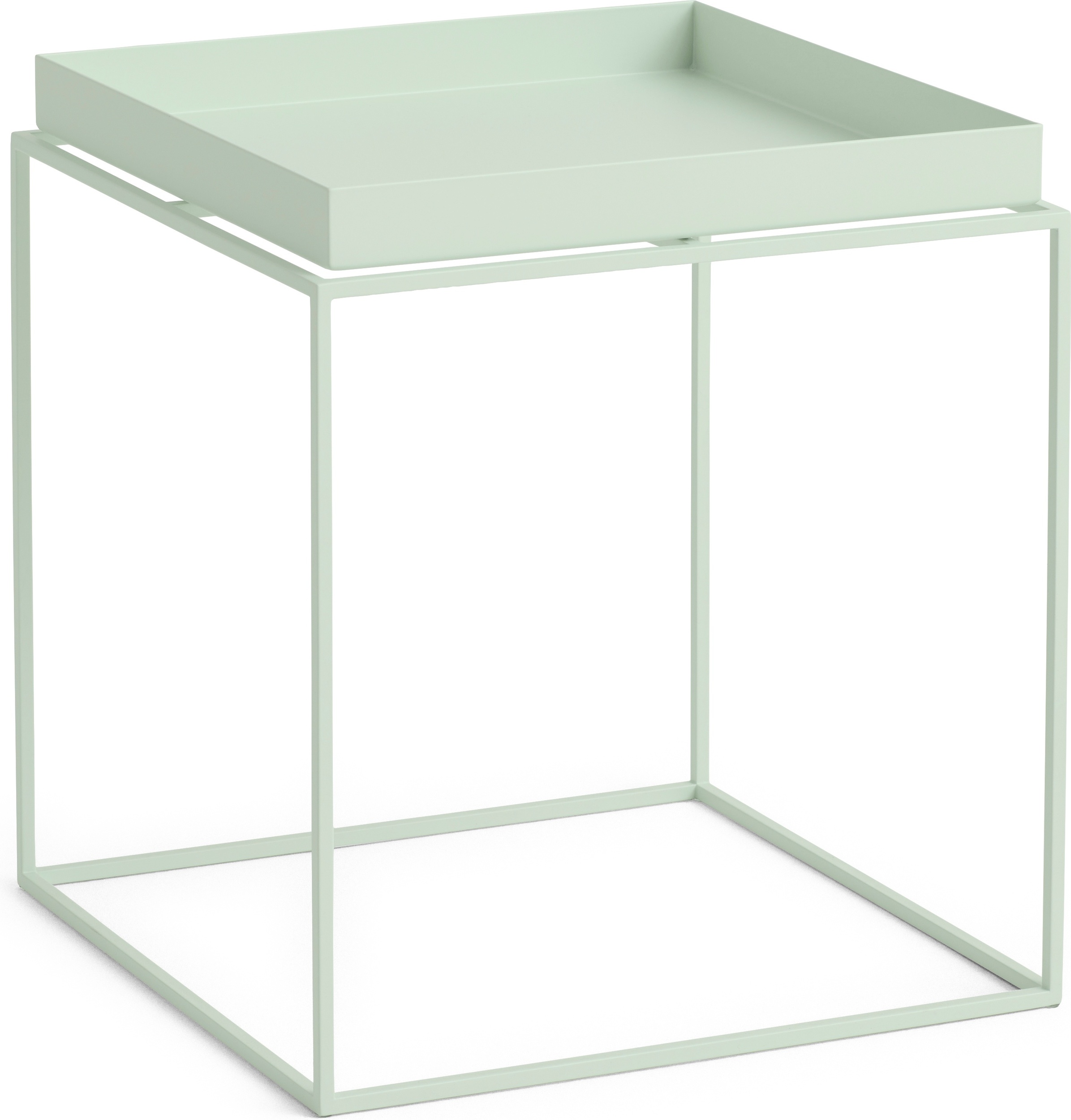 Tray Couchtisch 40 x 40 x 44 cm, minzgrün