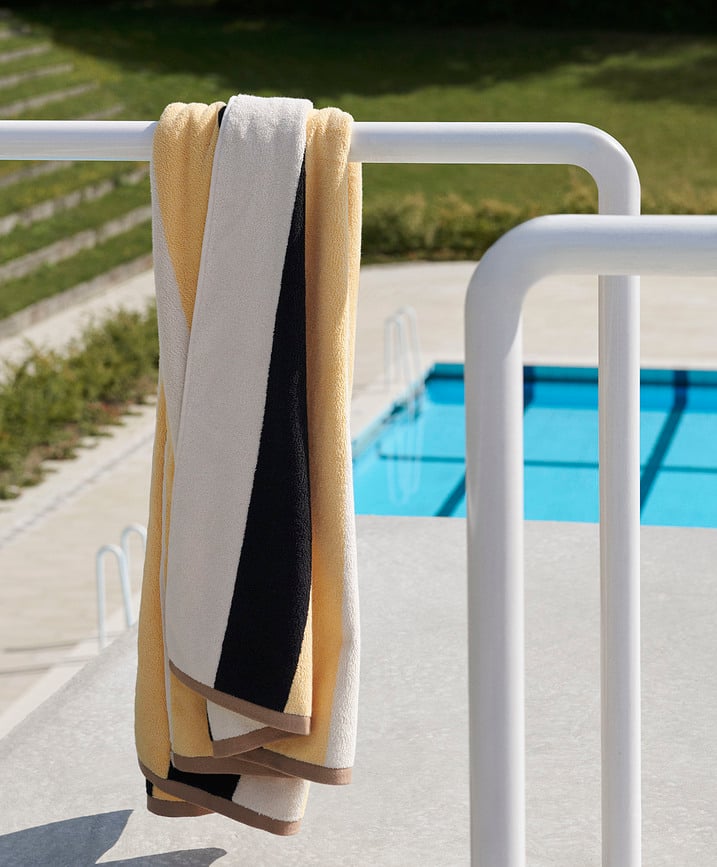 Trio Ručnik 90 x 170 cm plavo-bež-ljubičasti