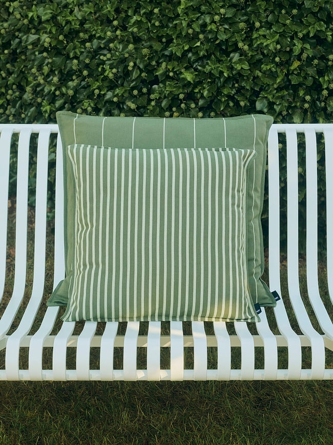 Tuinkussen Terrazza gestreept 60 x 60 cm, rood