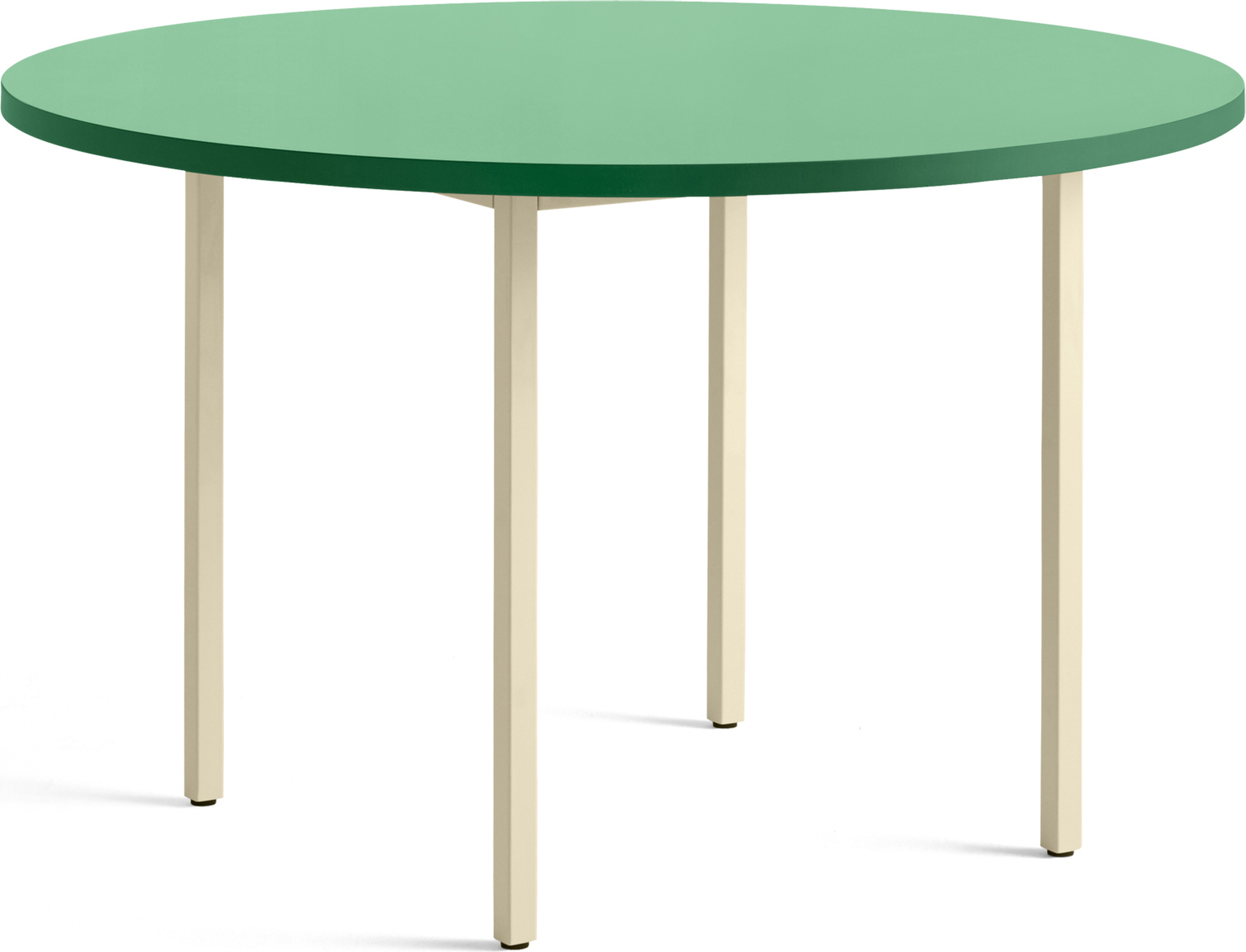 Two-Colour runder Tisch 120 x 74 cm, grün-beige