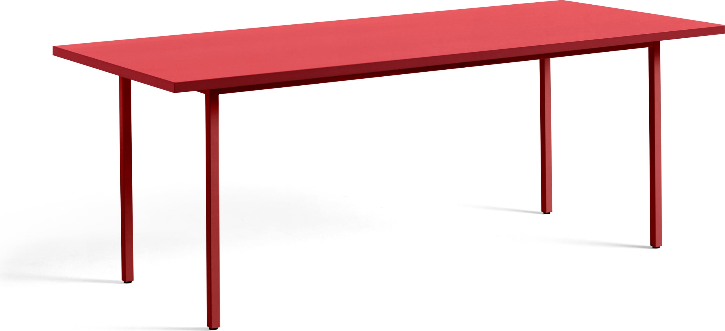 Two-Colour Tisch 200 x 90 cm, rot-bordeaux