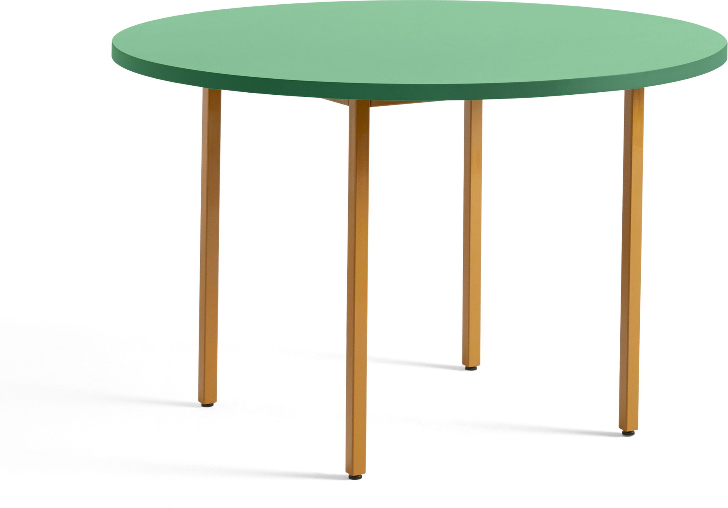 Two-Colour Tisch rund, 120 x 74 cm, grün-orange