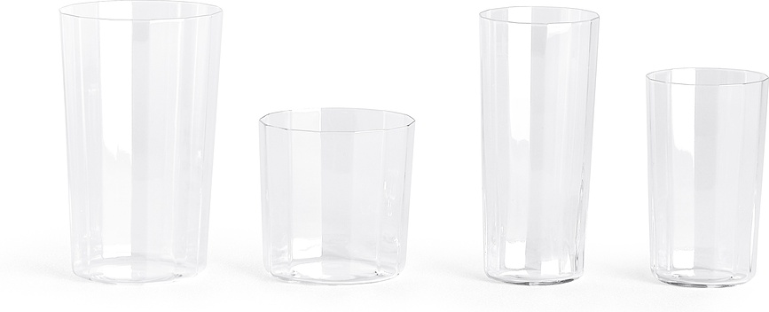 Vasos Angle, 13 cm, 4 unidades