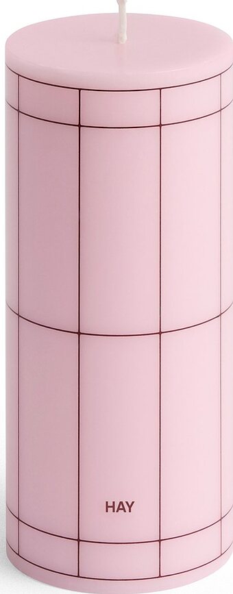 Vela Column S, rosa claro