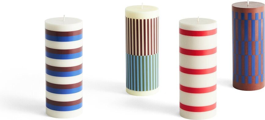 Vela Column M, color antracita y burdeos