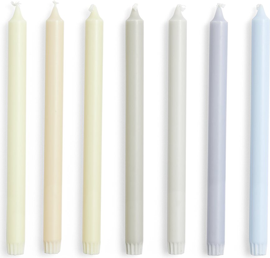 Velas Hay Gradient, diseño degradado, 7 unidades