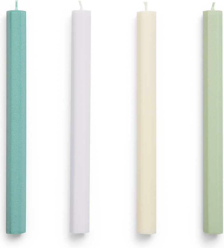 Velas Hexagon, 4 unidades