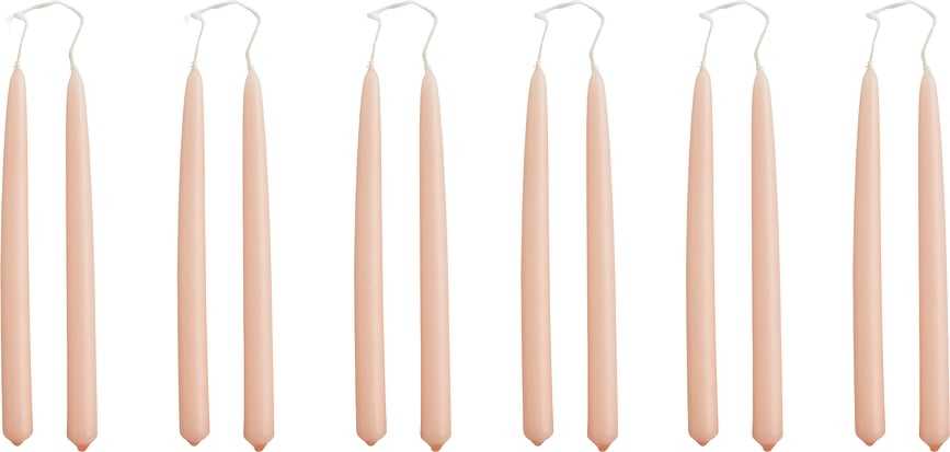Velas mini cónicas, 12 unidades