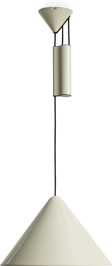 Viseča svetilka Compass nastavljiva, 43 cm, bela