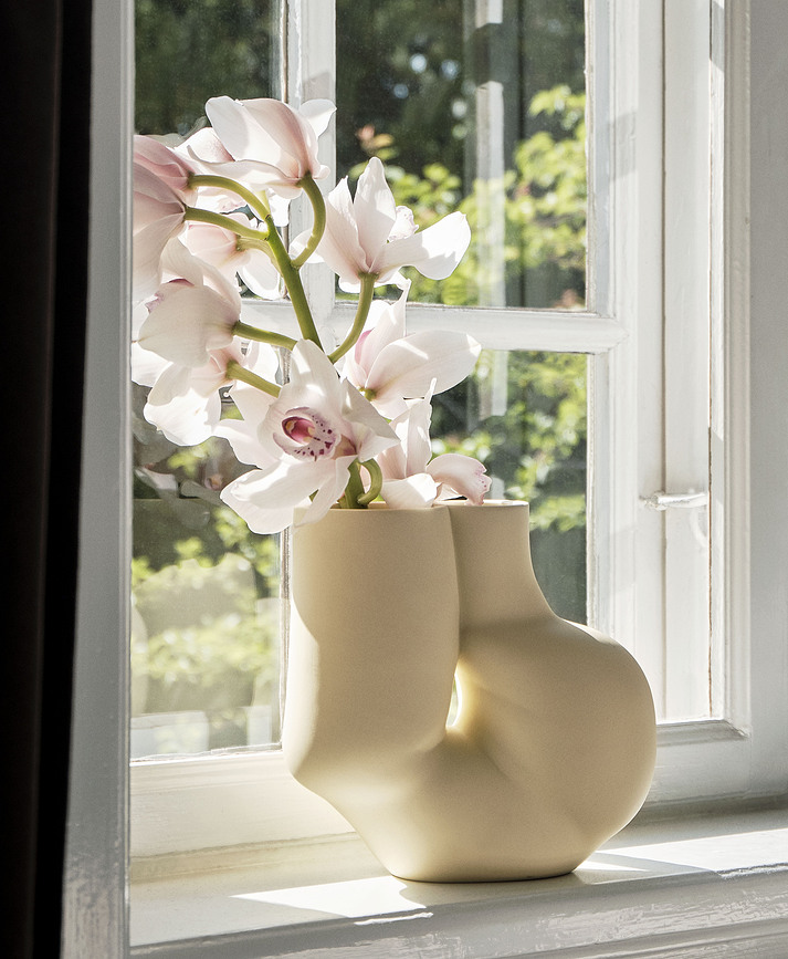 W&S Chubby Vaz, svetlo rumen, porcelanast