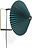 Wandlamp Matin 30 cm donkergroen