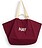 Weekend Organic Torba L burgundska