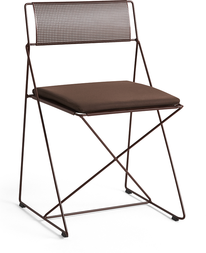 X-Line Blazina za vrtni stol, 42,5 x 39 cm, svetlo siva