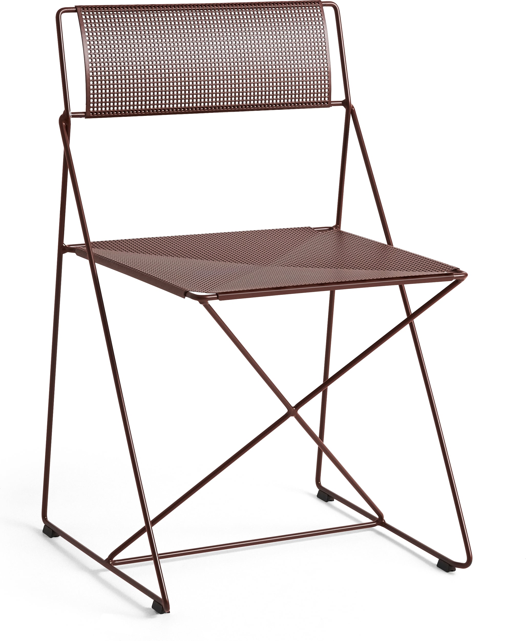 X-Line Gartenstuhl bordeauxrot