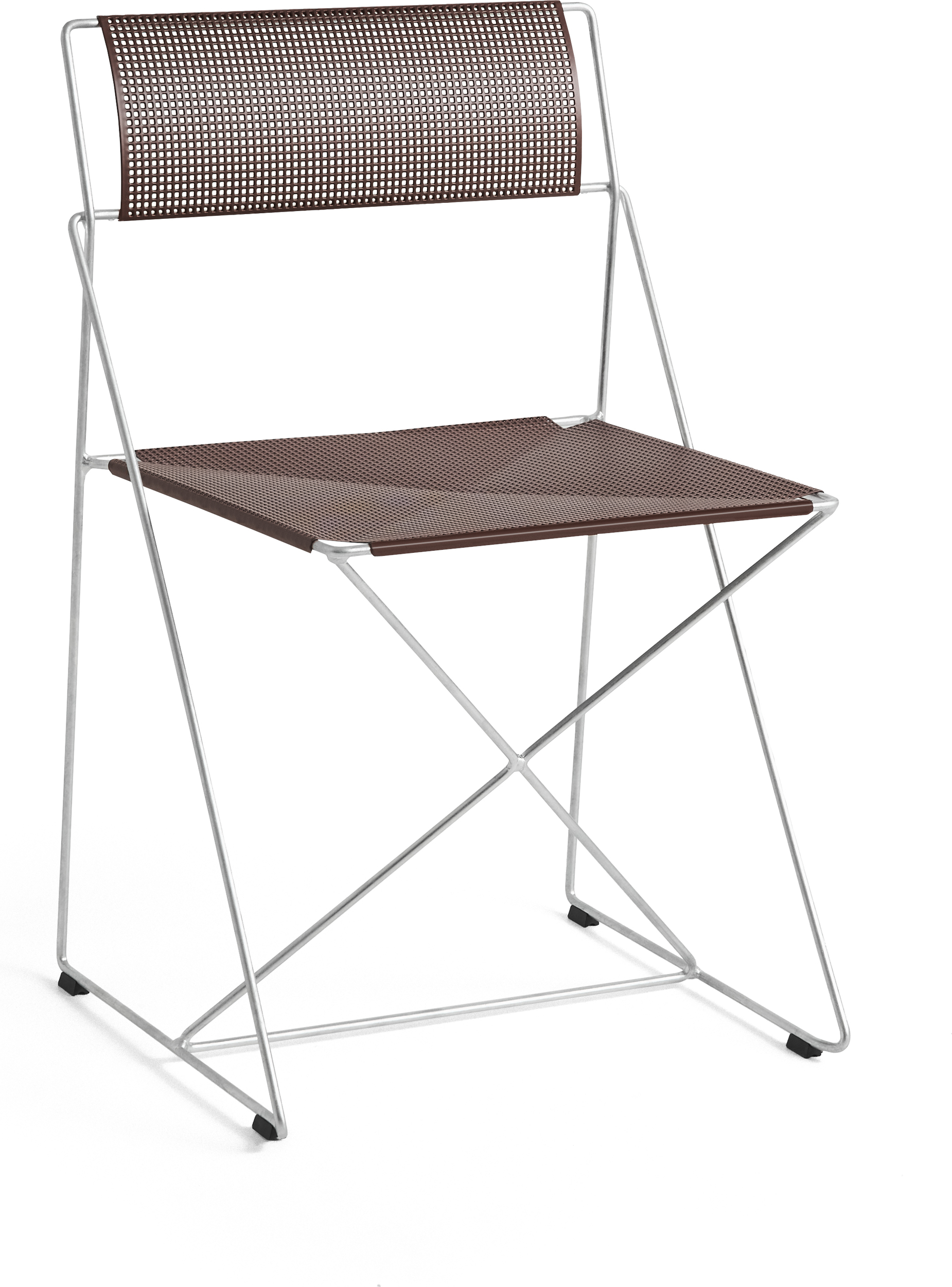 X-Line Hot Galvanised Base 2.0 Klappstuhl bordeauxrot