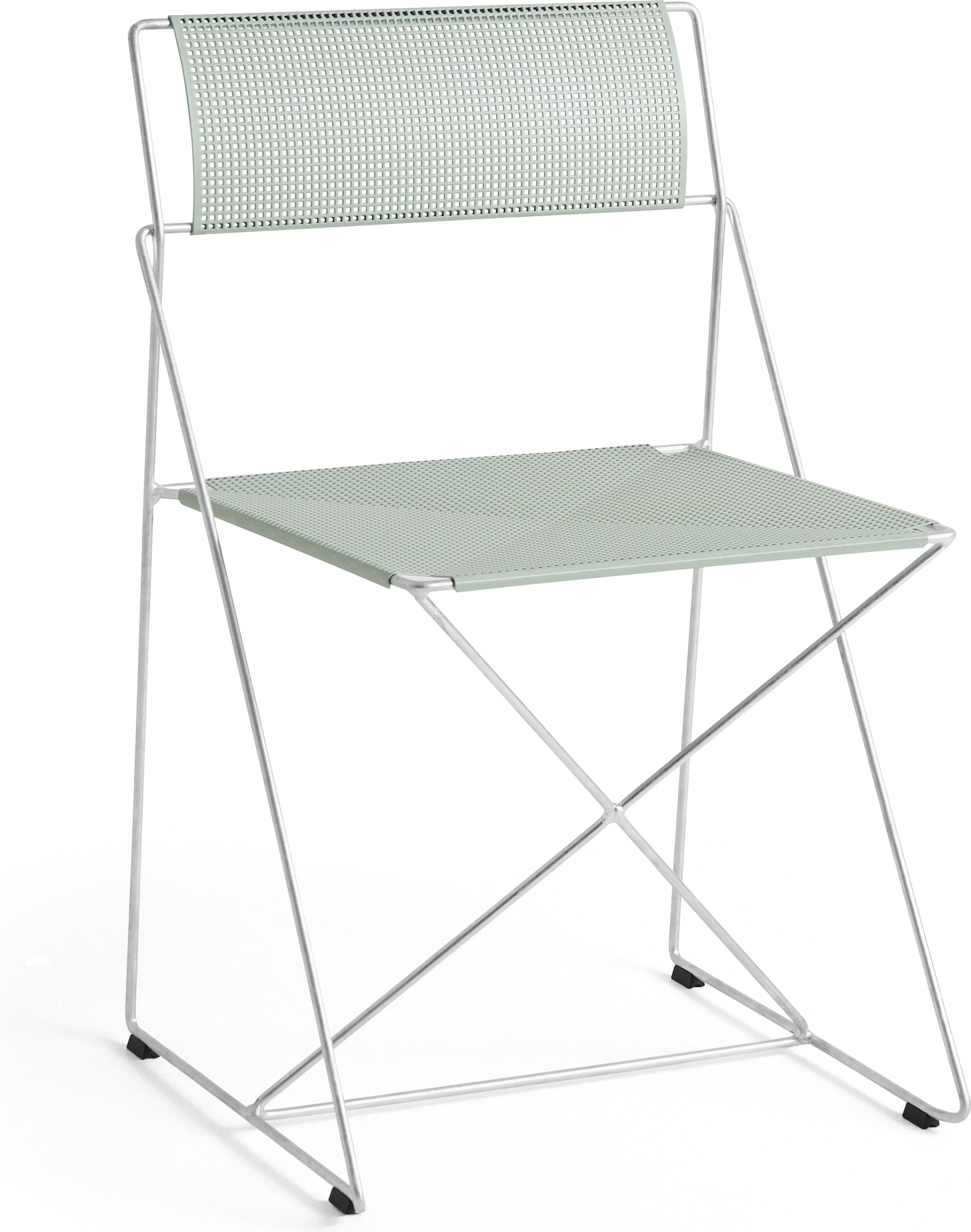 X-Line Hot Galvanised Base 2.0 Klappstuhl, pastellgrün