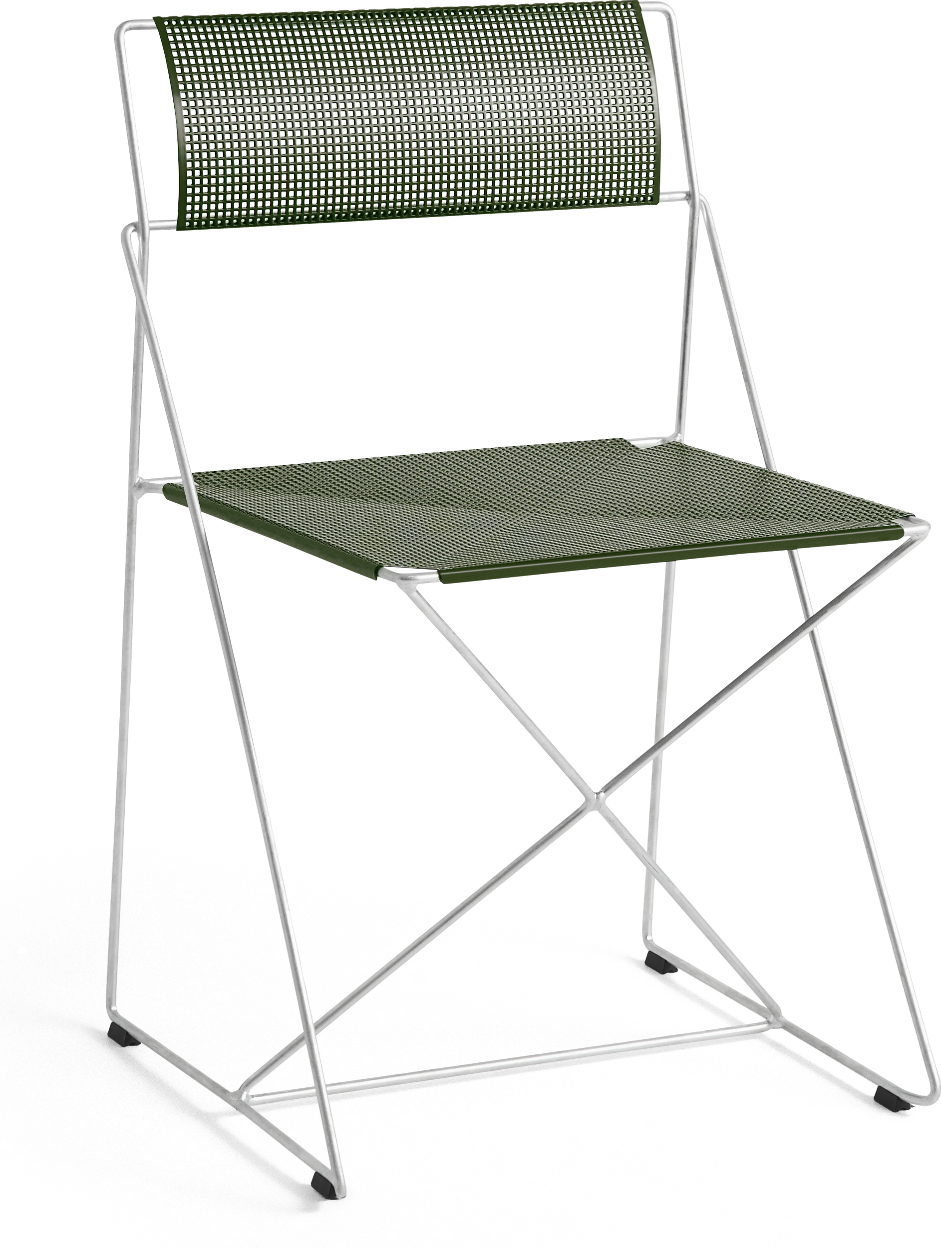 X-Line Hot Galvanised Base 2.0 Klappstuhl waldgrün