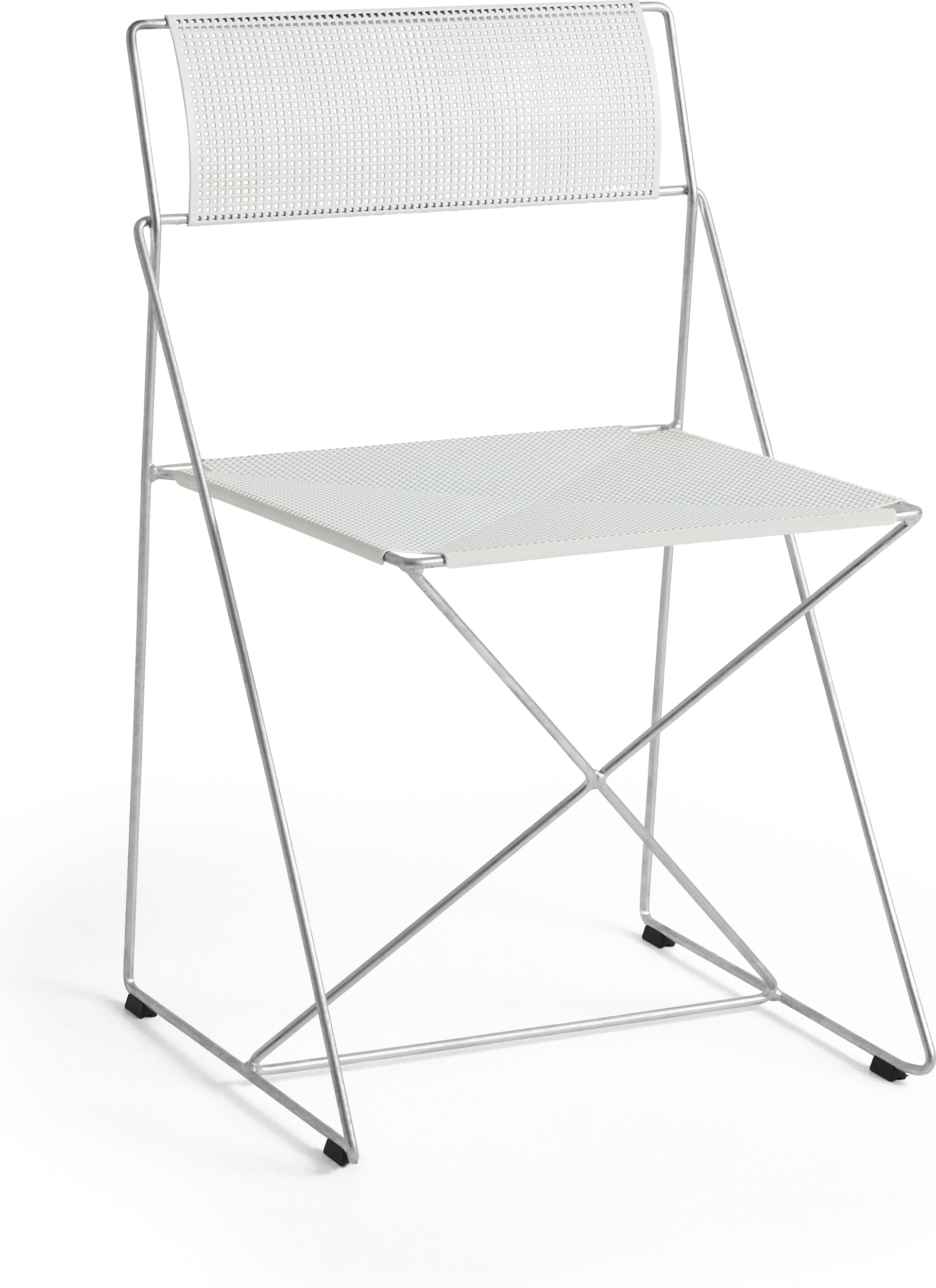 X-Line Hot Galvanised Base 2.0 Klappstuhl, weiß